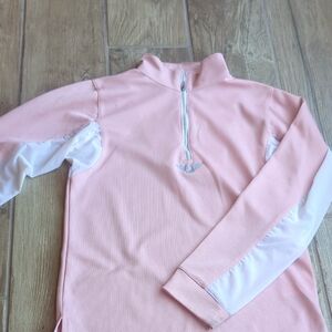 Kids Pink and White Swim Top